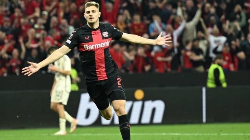 Leverkusen reach Europa League final and stretch unbeaten run with late show
