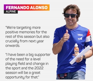 Alonso lands deal to stay at Alpine for 2022 Formula One season