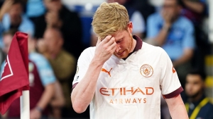 Kevin De Bruyne out for ‘three to four months’, says Man City boss Pep Guardiola