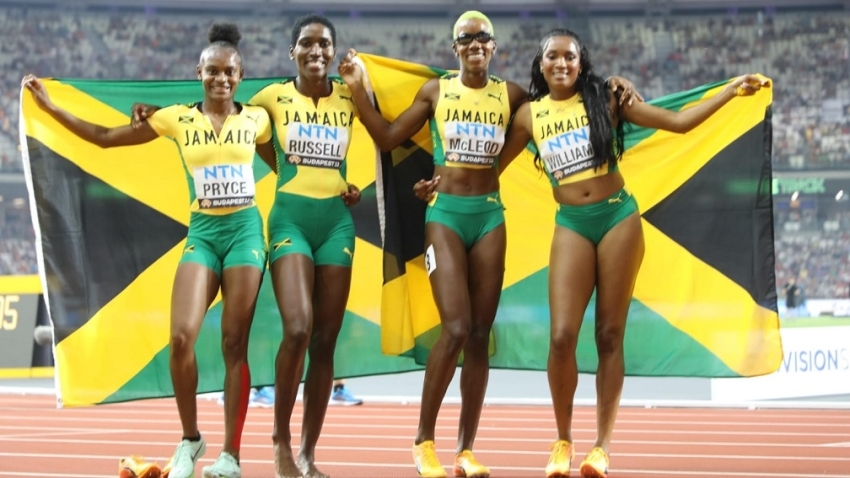 Silver for Jamaica&#039;s 4x400m women as Jamaica concludes World Championships with 12 medals