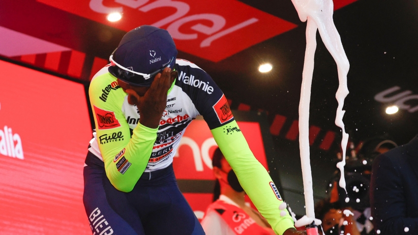 Giro d&#039;Italia: History-maker Girmay withdraws after suffering freak eye injury