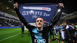 Vardy eyes 100-point season after Leicester&#039;s title win