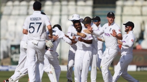Teenager Ahmed takes two wickets on Test debut as England enjoy strong first day