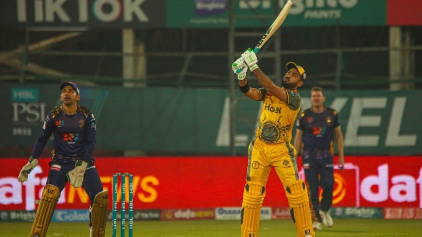 Rutherford's Peshawar Zalmi beat Quetta Gladiators by five wickets in Pakistan Super League