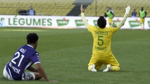 Nantes survive after Ligue 1 relegation play-off nail-biter