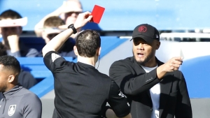 Vincent Kompany charged by the FA for touchline protests towards referee