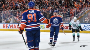 NHL: Kane completes hat trick in overtime as Oilers rally past Kraken