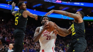 76ers head coach Rivers on Embiid: &#039;I&#039;ve never seen a more dominating performance&#039;