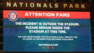 Nationals-Padres game suspended after shooting outside stadium
