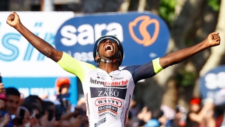 Giro d&#039;Italia: Eritrean Girmay sprints to historic stage 10 win