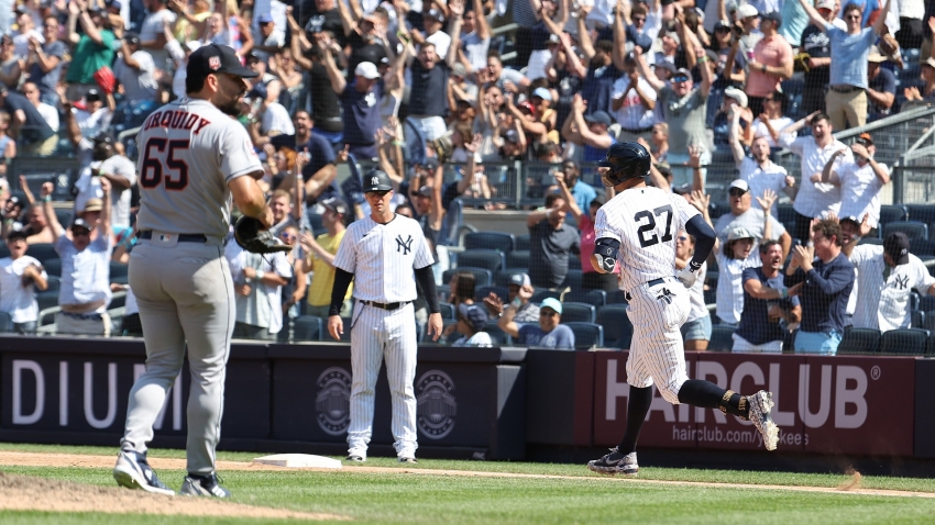 Stanton homer ends Yankees' historic no-hit streak against Astros