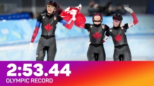 Winter Olympics: Canada&#039;s women set new record as Weidemann completes the set