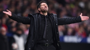 Simeone into the history books as Atletico Madrid coach matches Aragones record