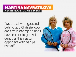 Chris Evert reveals ovarian cancer diagnosis as Navratilova backs &#039;true champion&#039; to win latest battle