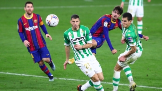 Real Betis 2-3 Barcelona: Messi the shining light and Trincao the match-winner for Barca
