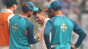 Warner ruled out of India-Australia Test series with elbow hairline fracture