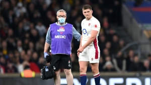 England captain Farrell a doubt for Six Nations after injury setback