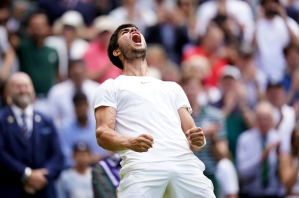 Wimbledon day 10: Carlos Alcaraz moves on while women’s semi-finals are set