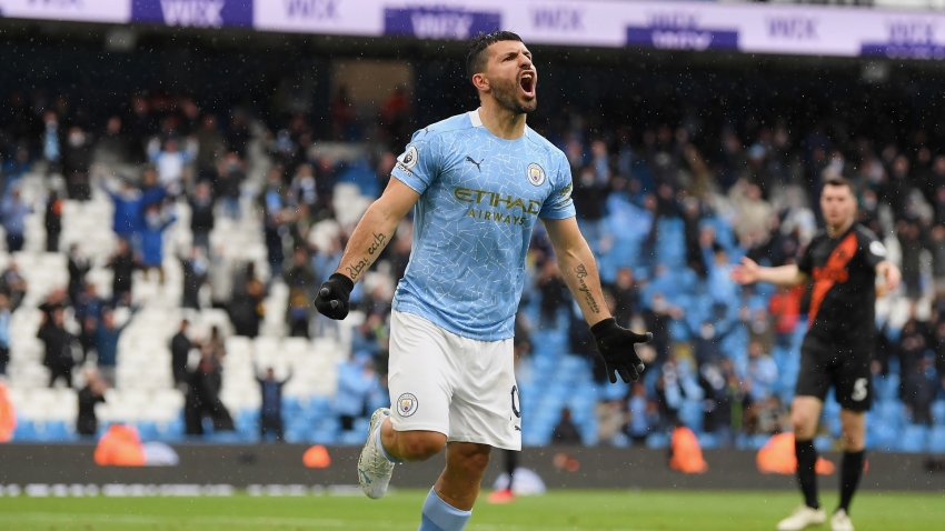 Aguero offers reminder to tearful Guardiola