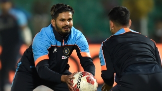 Iyer and Saha fifties crucial for India as New Zealand set target of 284