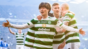 Rangers 1-2 Celtic: Kyogo Furuhashi hands Hoops glory in Scottish League Cup final