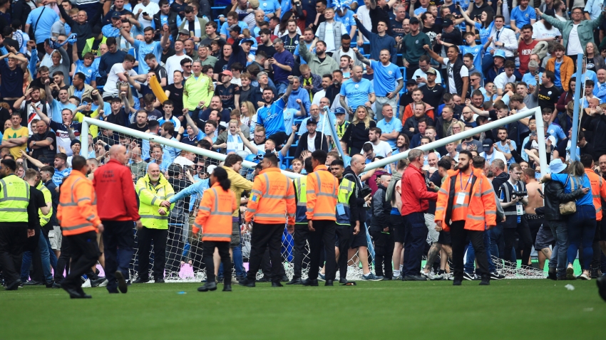 Man City charged by FA for pitch invasion after sealing Premier League title
