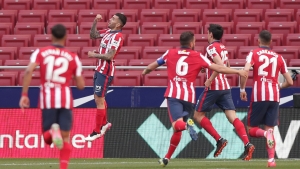 Atletico Madrid 5-0 Eibar: Correa and Llorente at the double as LaLiga leaders strengthen position
