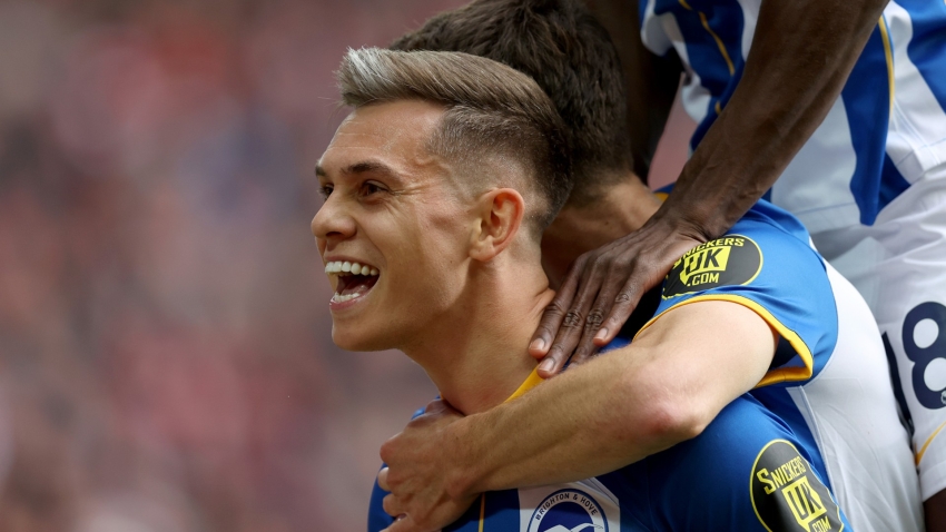 Liverpool 3-3 Brighton and Hove Albion: Trossard hat-trick denies Reds in Anfield thriller
