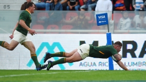 Argentina 20-36 South Africa: Springboks seal late bonus point to move level with New Zealand