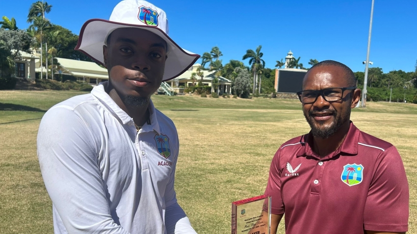 West Indies Academy go 1-0 up in three-match four-day series against Emerging Ireland with innings and 134-run win at Coolidge