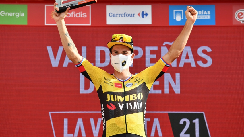 Vuelta a Espana: Roglic powers to stage 11 victory as Eiking retains red jersey