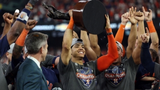 Pena explains mentality after capping rookie season with World Series MVP
