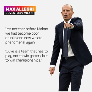 Allegri turns to mind games ahead of Milan clash: &#039;This game is more important for them&#039;