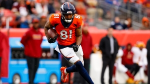 Broncos wide receiver Tim Patrick to miss season with ACL injury