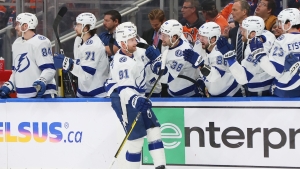 NHL: Stamkos scores 4 goals as Lightning end Oilers&#039; 8-game win streak