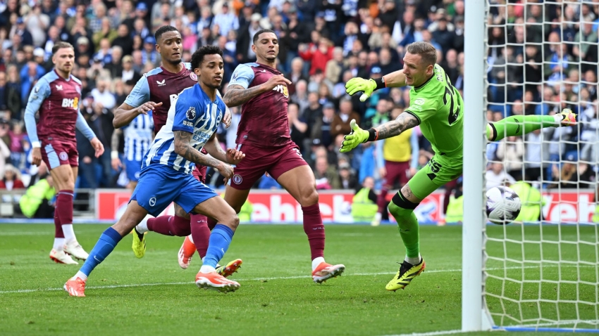 Brighton 1-0 Aston Villa: Villans' top-four hopes stutter after late Pedro header