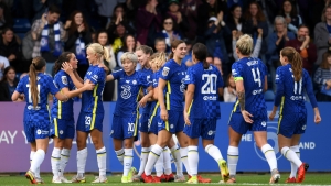 Chelsea women break Premier League record after scoring in 56th successive Super League game