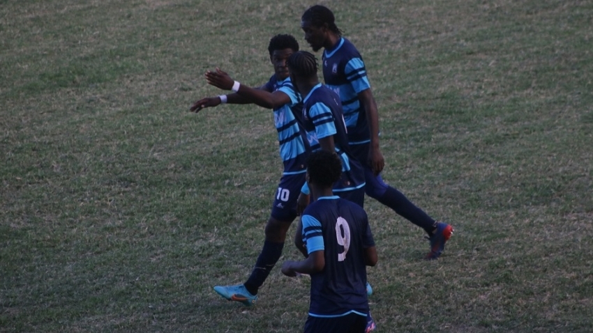 Cayon Rockets rally to remain perfect, St Paul's swamp Security Forces in SKNFA Premier League