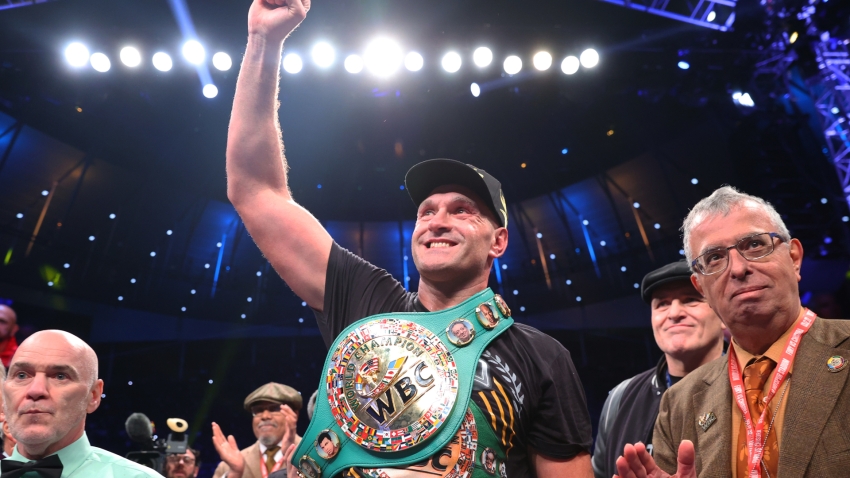 Fury-Usyk unification bout 'the perfect time', says WBC president Sulaiman