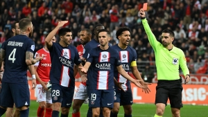 Reims 0-0 Paris Saint-Germain: Ramos receives bizarre red card as Ligue 1 leaders held
