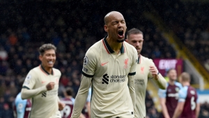 Burnley 0-1 Liverpool: Fabinho decisive as Reds keep City on their toes