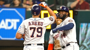 The Astros win 7-5 over the spiraling Angels