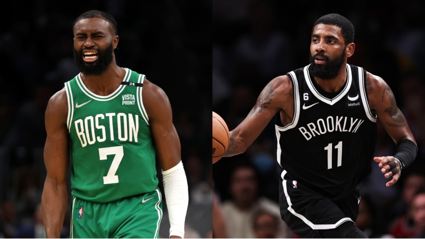 Jaylen Brown insists he does not endorse protesters who welcomed Kyrie Irving&#039;s return