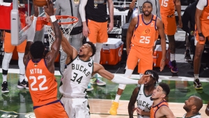 NBA Finals 2021: Giannis thought &#039;he was going to get dunked on&#039; with Ayton block