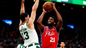 Rivers hails &#039;awesome&#039; Joel Embiid after remarkable 41/10/5 haul