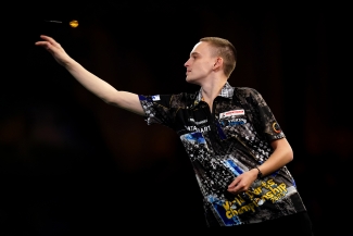 Ricky Evans stuns Nathan Aspinall with straight-sets second round victory