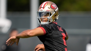Kyle Shanahan: It will be tough for Trey Lance to win 49ers starting job from Jimmy Garoppolo