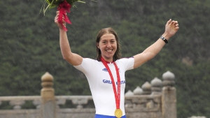 On this day in 2008: Nicole Cooke wins Olympic road race gold in Beijing