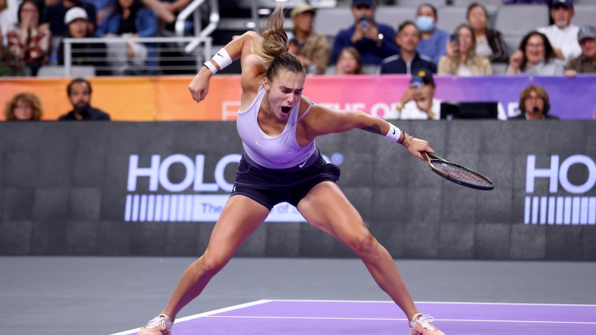 Sabalenka through to WTA Finals decider after defeating world number one Swiatek