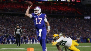 Bills stars Allen and Diggs showcase their chemistry in comfortable win over the Packers